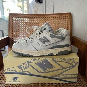 Aime Leon Dore New Balance 550 silver
